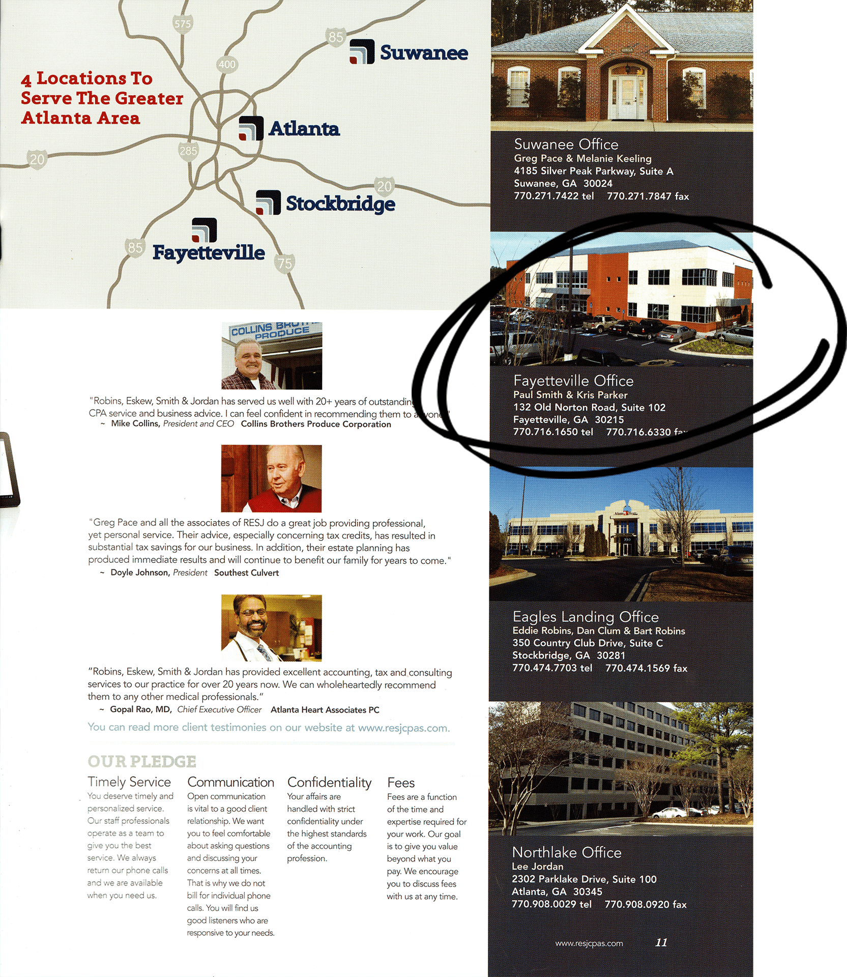 RESJ Old Brochure offices scan copy